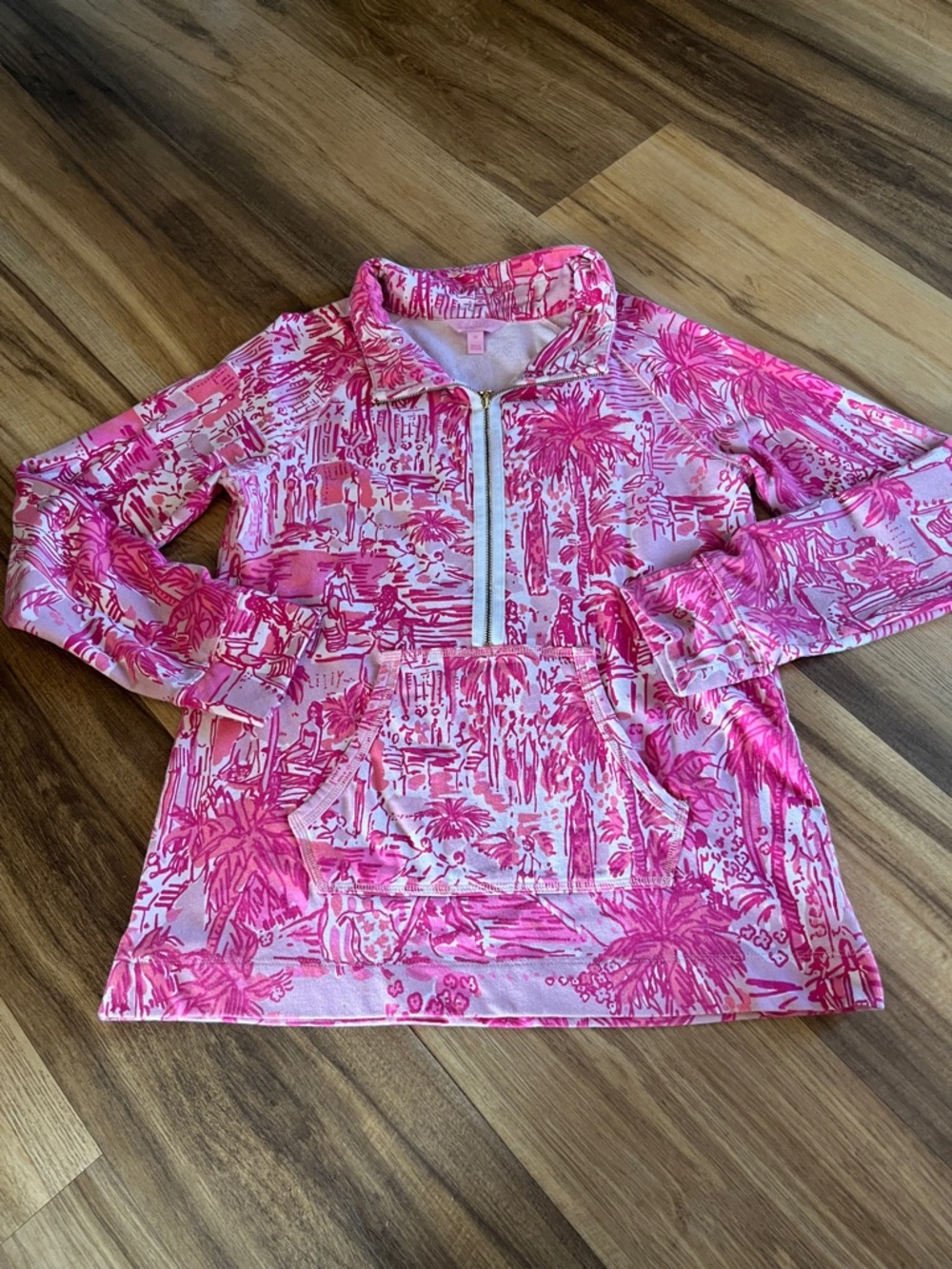 Lilly Pulitzer Skipper Popover Paradise Pink size Medium